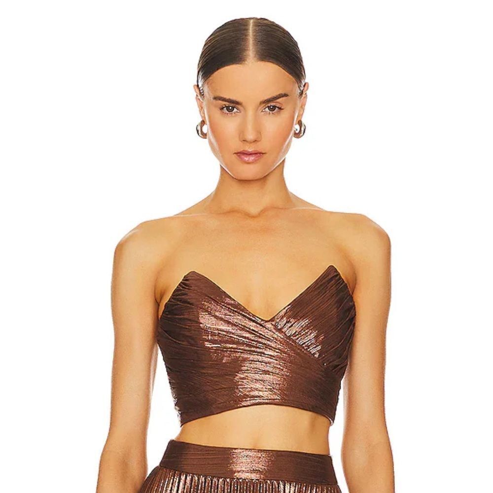 Retrofete Sophia Top in Chocolate size Medium NWT